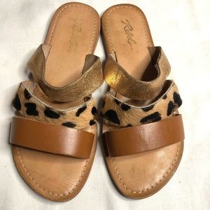 Rebels Jaylen tri-band leather slide sandals